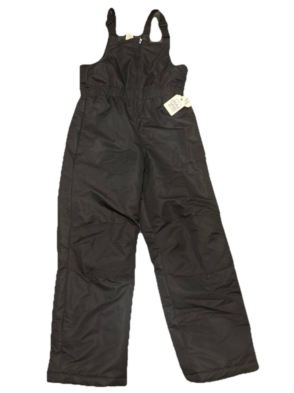 Faded Glory Black Wide Leg Snow Bib Pants